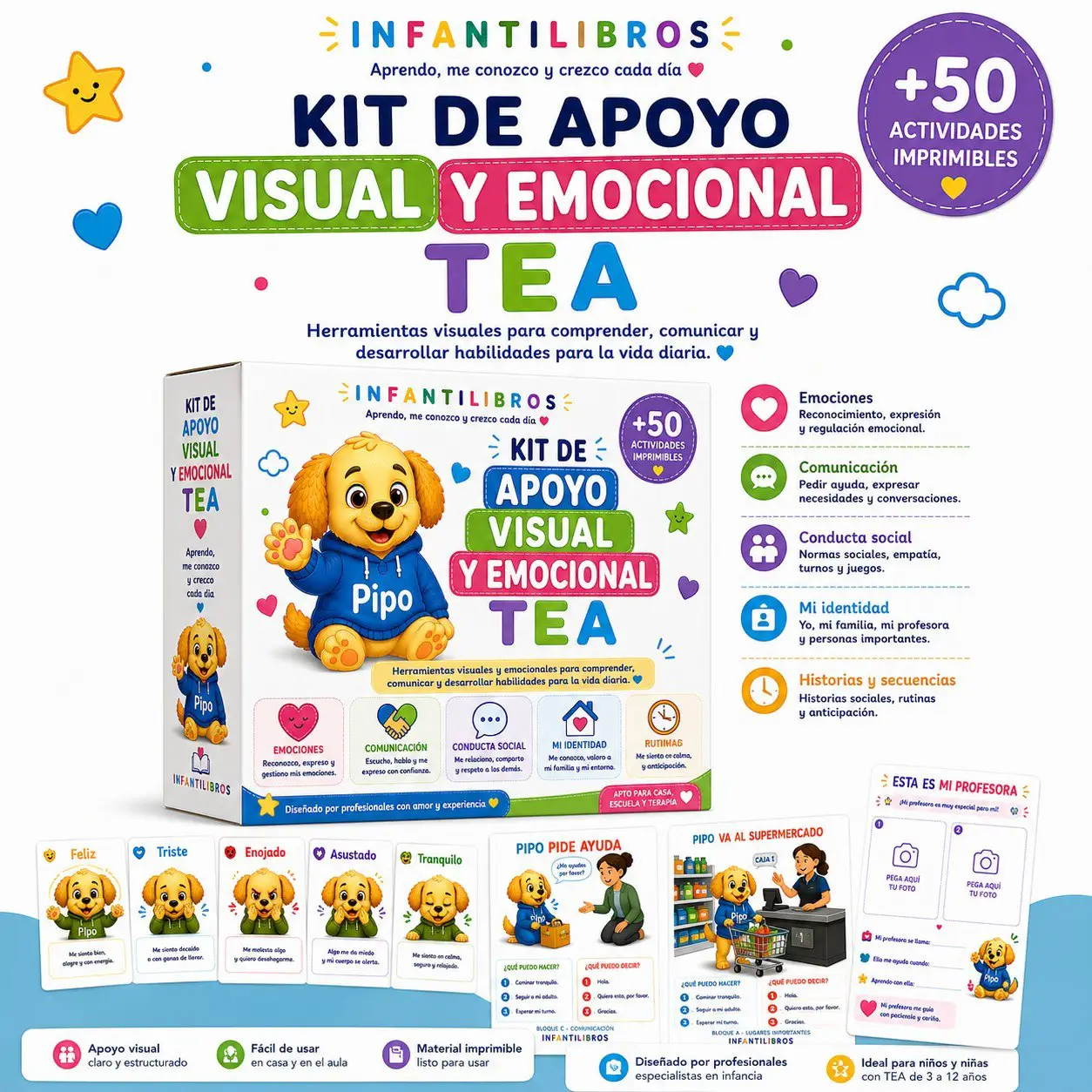 Kit de Apoyo Visual y Emocional TEA