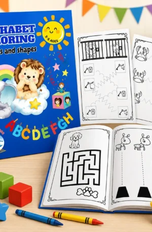 Alphabet Coloring – Figures and Shapes