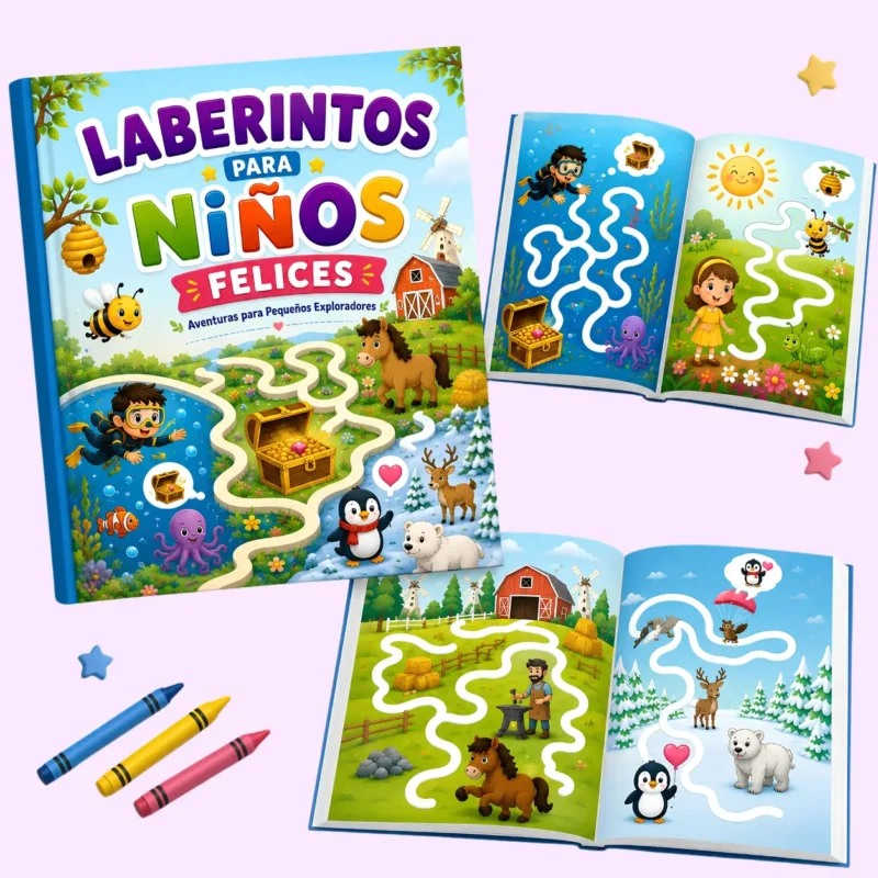 Laberinto para niños a color