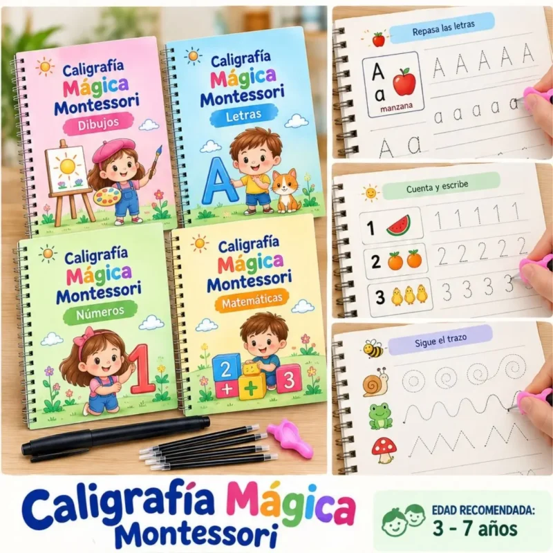 Cuadernos Montessori Mágicos