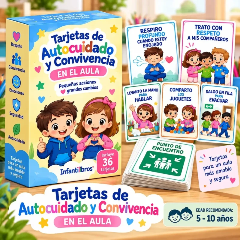 Tarjetas De Autocuidado Y Convivencia En El Aula